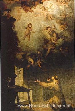 Visioen van St. Antonius van Padua Visioen van St. Antonius van Padua