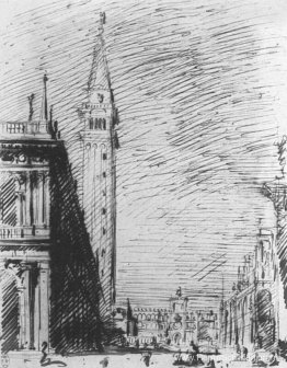 De Piazzetta Kijkend naar de Torre dell'Orologio De Piazzetta Kijkend naar de Torre dell'Orologio