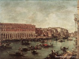 Het Canal Grande bij de Vismarkt (Pescheria) Het Canal Grande bij de Vismarkt (Pescheria)