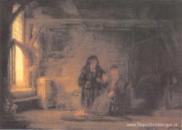 Tobit en Anna met het Kind Tobit en Anna met het Kind