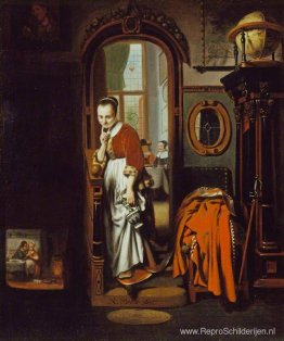 De luisterende huisvrouw De luisterende huisvrouw