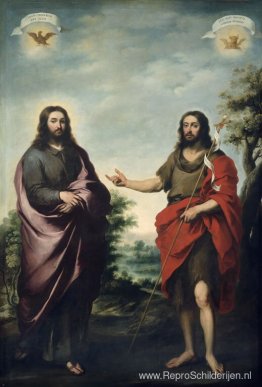 Sint Johannes de Doper wijzend naar Christus Sint Johannes de Doper wijzend naar Christus