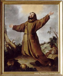 Sint Franciscus van Assisi ontvangt de stigmata Sint Franciscus van Assisi ontvangt de stigmata