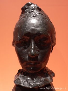 Portret van Camille Claudel met muts Portret van Camille Claudel met muts