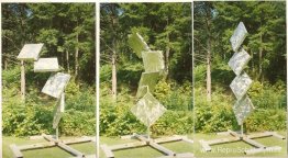 Kolom van vier vierkanten Excentrische draaikolk III, Var. II Kolom van vier vierkanten Excentrische draaikolk III, Var. II
