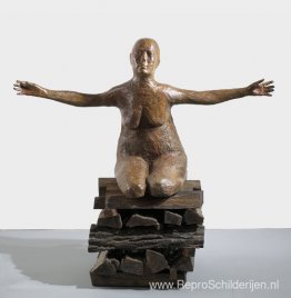 Vrouw op brandstapel Vrouw op brandstapel