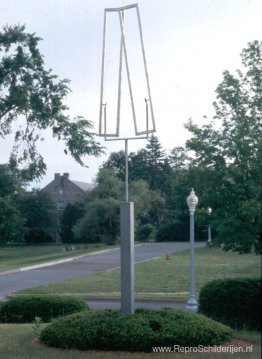 Twee open rechthoeken, excentrisch, variatie VI Twee open rechthoeken, excentrisch, variatie VI