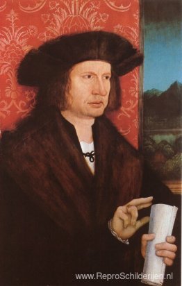 Portret van Georg Tannstetter (Collimitius) Portret van Georg Tannstetter (Collimitius)