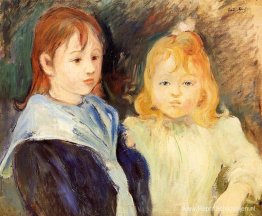Portret van twee kinderen Portret van twee kinderen