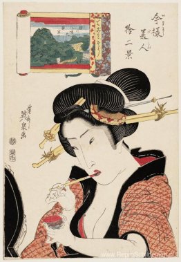 Fukagawa Hachiman no Shin Fuji, uit de serie Twaalf gezichten op Fukagawa Hachiman no Shin Fuji, uit de serie Twaalf gezichten op