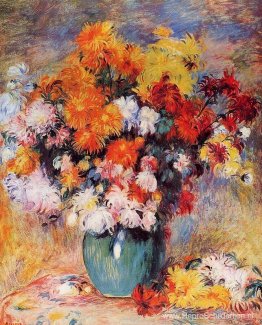 Vaas met Chrysanten Vaas met Chrysanten