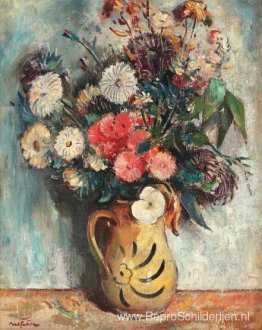 Pipkin met veldbloemen Pipkin met veldbloemen
