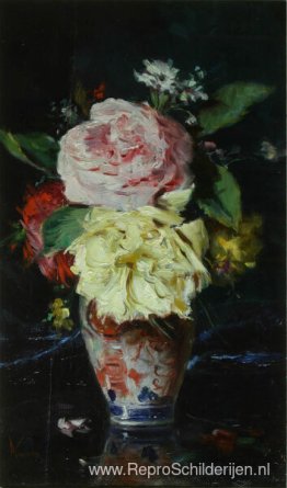 Vaas met bloemen Vaas met bloemen