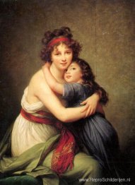 Madame Vigee Lebrun en haar dochter, Jeanne Lucie Louise