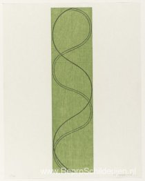 Groene kolom/figuur