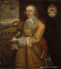 Portret van majoor Thomas Savage