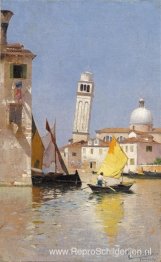 Uitzicht op San Pietro di Castello, Venetië