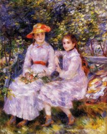 De dochters van Paul Durand Ruel (Marie Theresa en Jeanne)