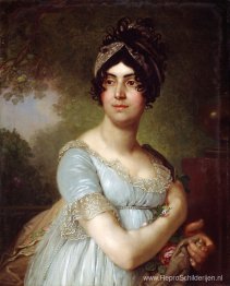 Portret van Daria Semyonovna Baratoff
