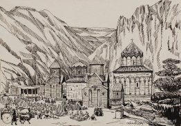 Landschap met bergen
