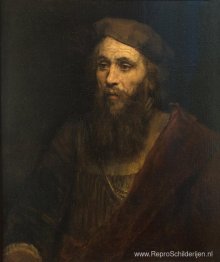 Portret van een bebaarde man