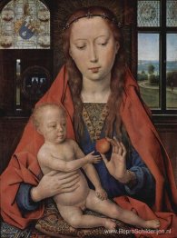 Madonna en Kind, uit Het tweeluik van Maerten van Nieuwenhove