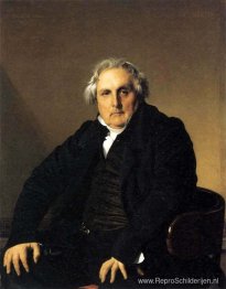 Portret van de Franse journalist Louis-François Bertin
