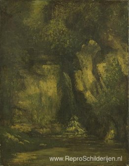 Waterval in het bos