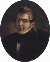 Portret van een architect M.O. Lopyrevski
