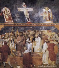 St. Jerome controleert de stigmata op het lichaam van St. Franci