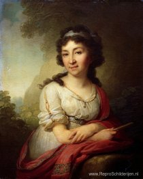 Portret van Catherine Vasilevny Torsukovoy