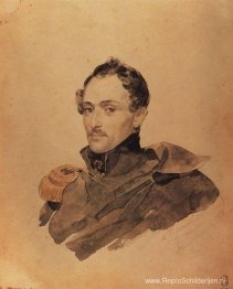 Portret van kapitein AM Kostinich