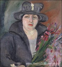Portret van de moeder van Irma Stern