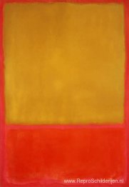 Oker en rood op rood