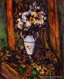 Stilleven, vaas met bloemen