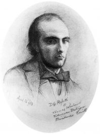 Portret van William Rossetti (oranje)