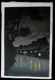 Regenachtige nacht in Maekawa