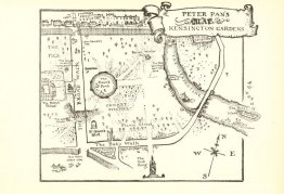 Kaart van Peter Pan's Kensington Gardens