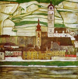 Stein aan de Donau, gezien vanuit het zuiden