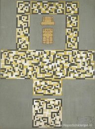 Ontwerp voor een tegelvloer en entreehal