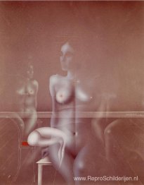 Meisje met geel kruis