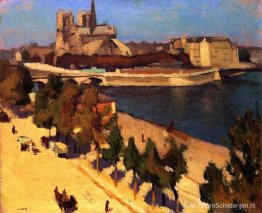 De apsis van de Notre Dame