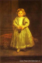 Portret van Clelia Cattaneo, dochter van Marchesa Elena Grimaldi