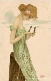 Meisjes met geluksbrengers