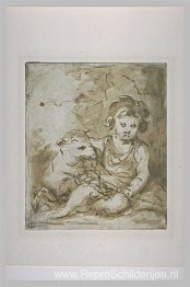 St. Johannes de Doper met een lam