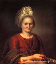Portret van AL Venetsianova, moeder van de kunstenaar