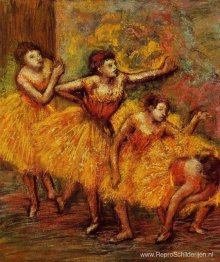 Vier dansers