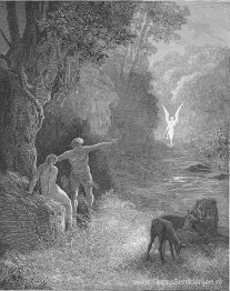 Oostwaarts, tussen die bomen, wat een glorieuze vorm komt deze k