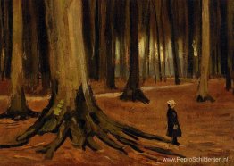 Meisje in het bos