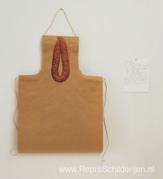 Zonder titel (schort en Thaise varkensworst)